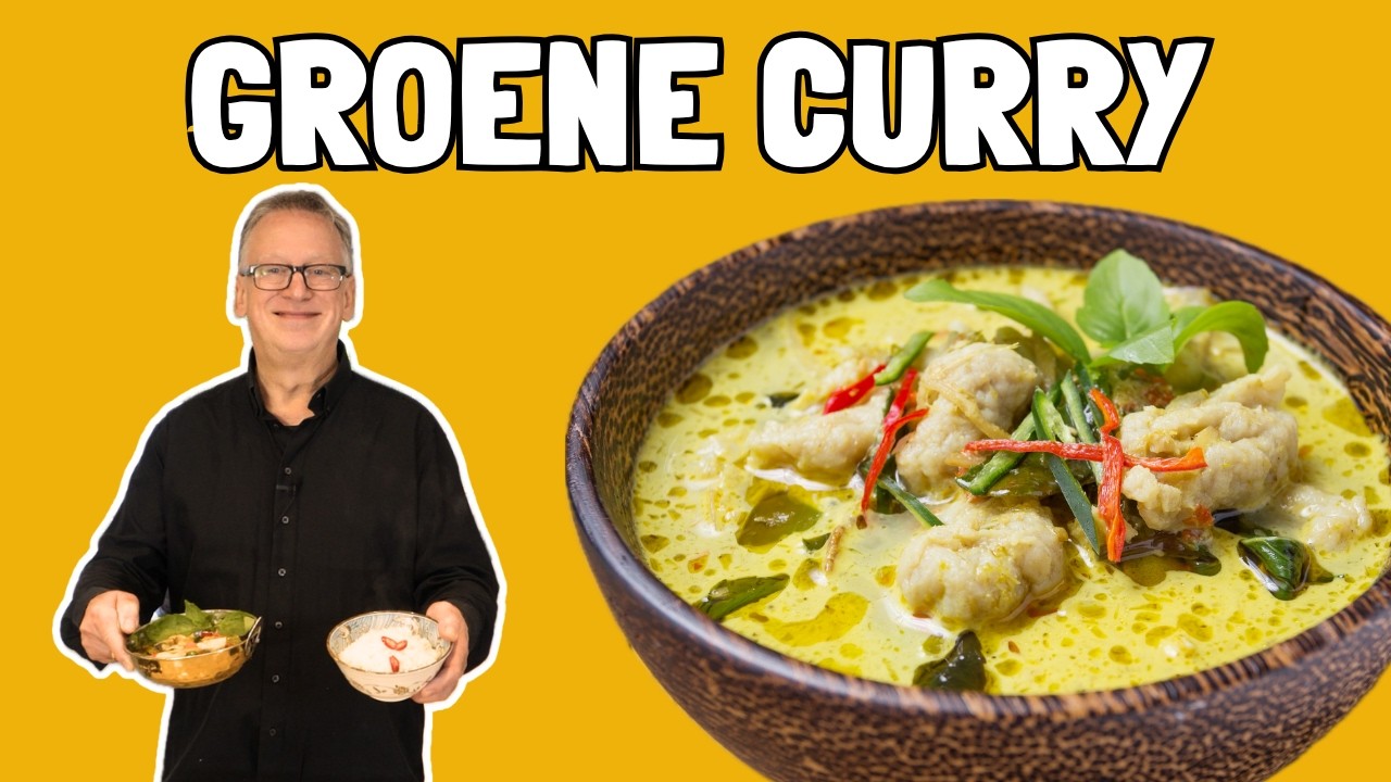 Hoe maak je Thaise Groene Curry? (pittige curry recept)