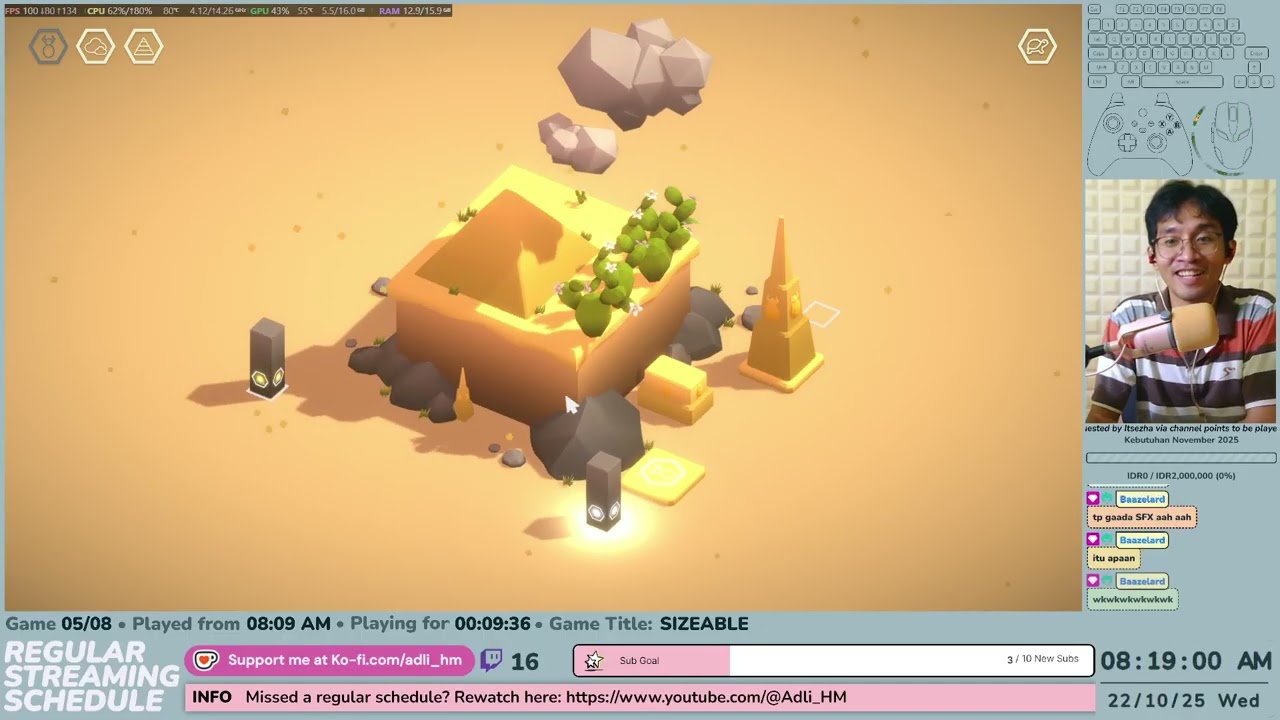 (EN/ID) SIZEABLE - First Impression - Gameplay (Part 1, 1-1 to 3-1) • Requested by @Itsezha