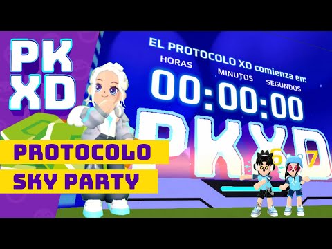 PROTOCOLO XD - SKY PARTY ☆ ADMIN VS SPACE FOX PK XD #pkxd #pkxd2026