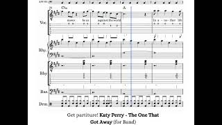 Katy Perry - The One That Got Away (for Band) Notes Music