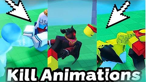 Every Kill Animation in Forsaken (Big update) | Roblox