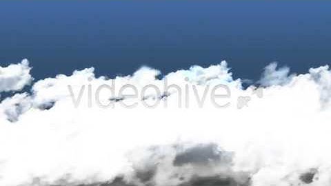 Motion Graphics - Advanced Cloud Flythrough At Day 720p (Loopable) | VideoHive