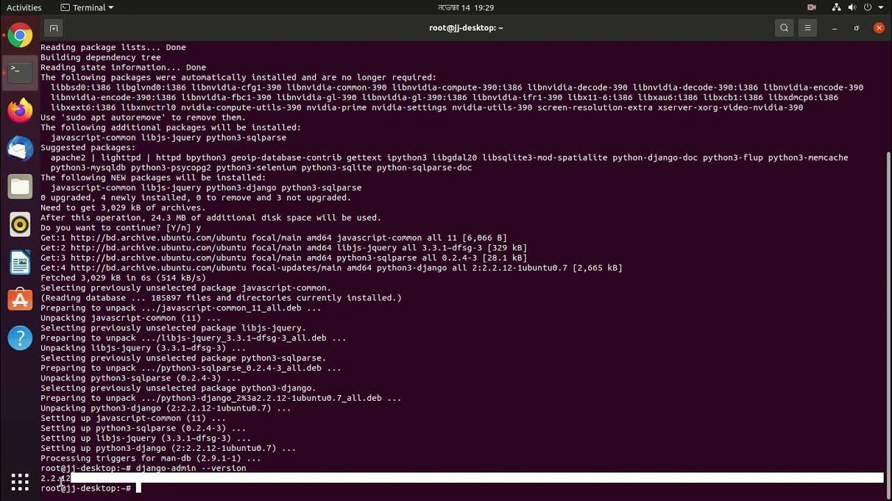 Install Django on Ubuntu 20 04 - YouTube