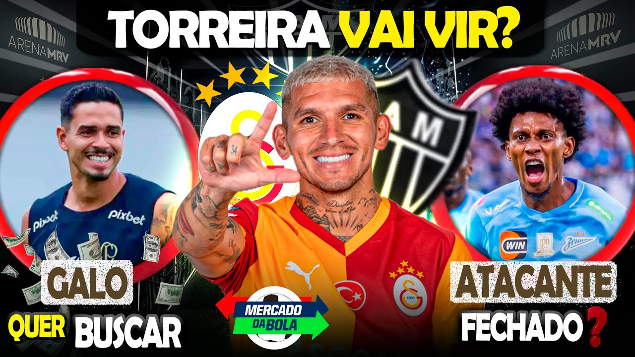 😮 TORREIRA PRÓXIMO DO ATLÉTICO? 🎯 GALO CONTRATOU CASSIERRA?🚨ZAGUEIRO ENTRA NOS PLANOS | 