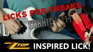 ZZ Top Inspired lick !!! Lesson and Tutorial