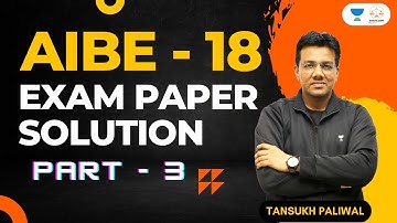 AIBE Exam Paper Solution | Part-3 | Linking Laws | AIBE Exam Paper Solution by Tansukh Sir