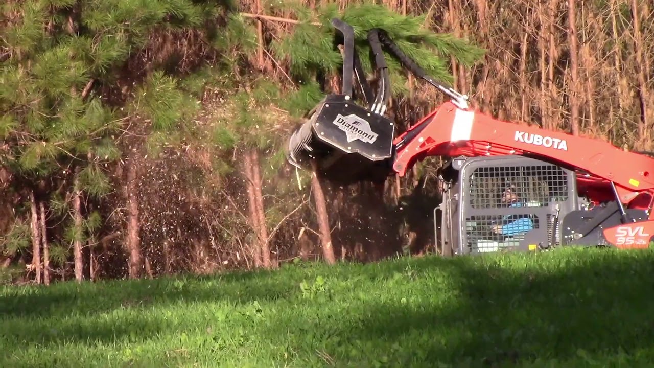 Skid Steer Drum Mulcher By Diamond Mowers YouTube