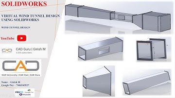 How to Model / Design Wind Tunnel in SOLIDWORKS