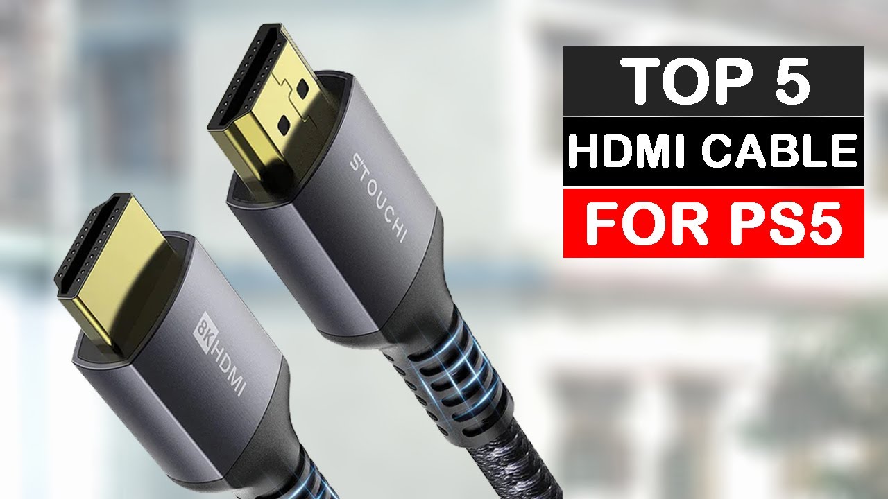 HDMI 2.1 Câble pour Playstation 5 1,5 m FR-TEC Or