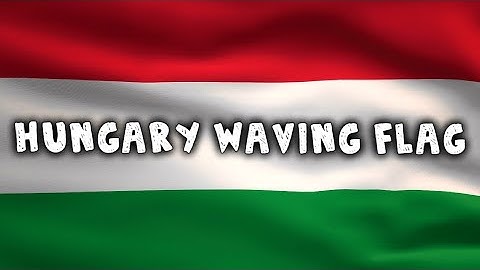 🇭🇺 Hungary Country Flag Animation | Full HD | 10 Hours