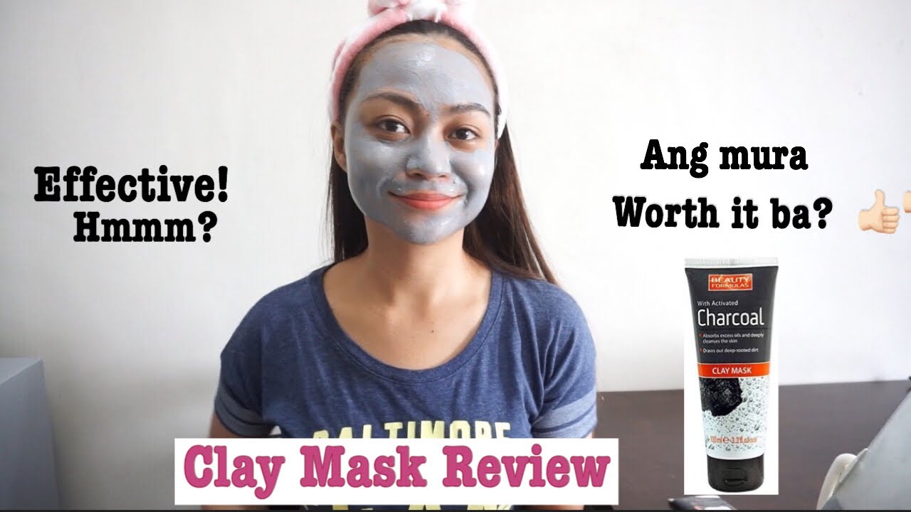 BEAUTY FORMULAS ACTIVATED CHARCOAL CLAY MASK REVIEW! Christine Diaz