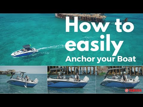 Video: How To Anchor A Boat