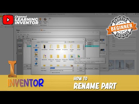 Inventor How To Rename Part In Assembly
