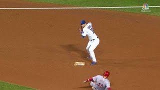 CIN@CHC: Russell slides to start a slick 6-4-3 DP