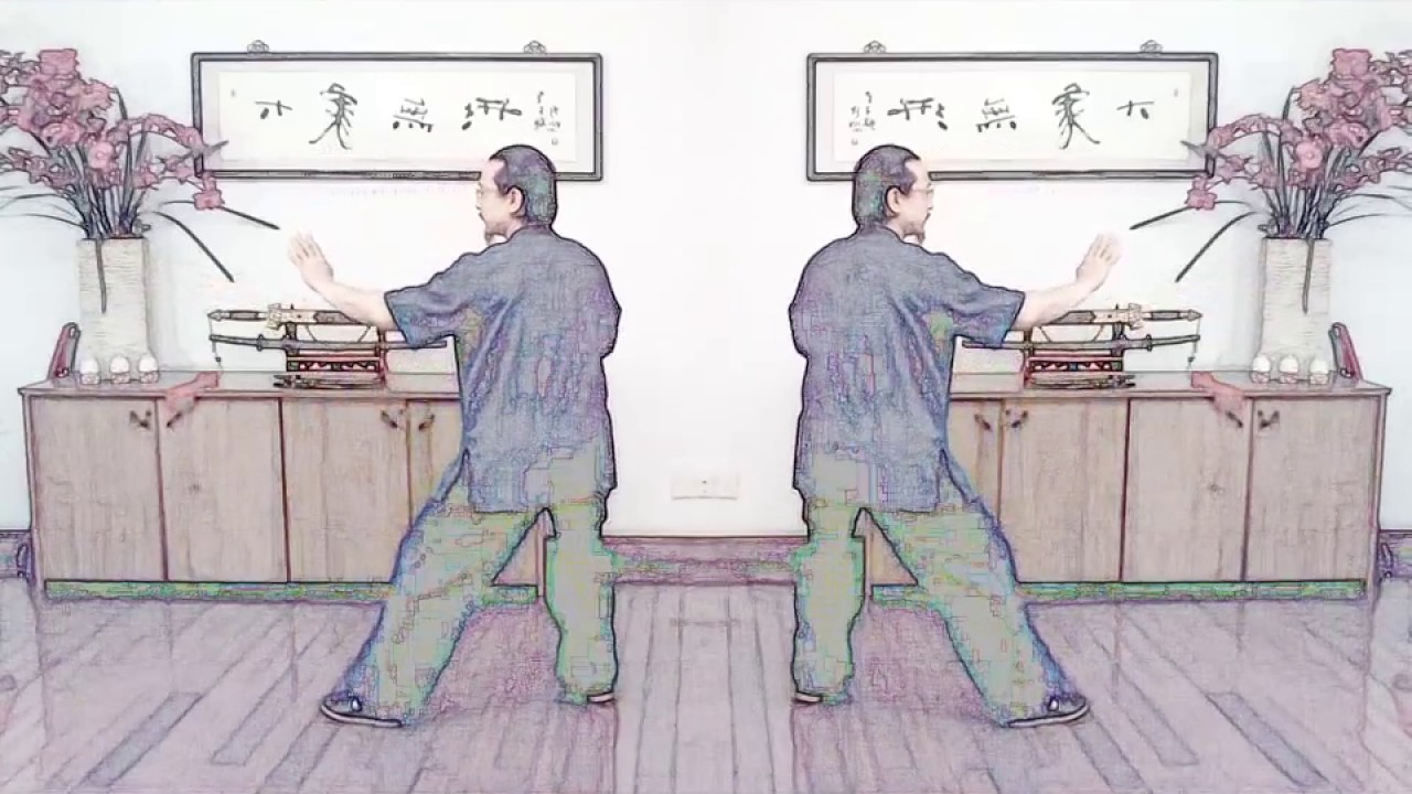 Repulse Monkey Play Lute and Repulse Monkey - How to learn Tai Chi 24 Form Lesson 6 ...