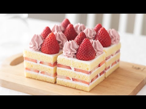 いちごのショートケーキの作り方 Strawberry Shortcake｜HidaMari Cooking