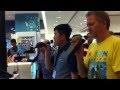 SHOCKING VOICE!!! - Filipino Sales Boy Sings with American Missionary
