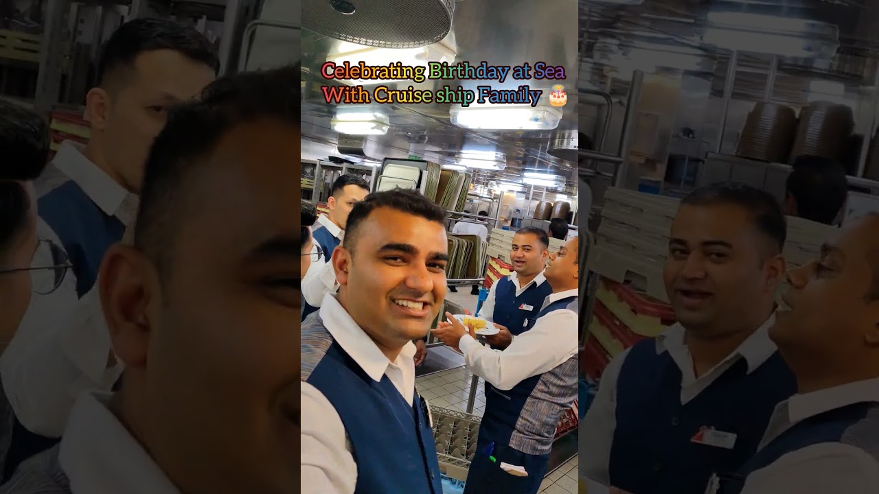 Birthday Celebrations on Cruise ship 🚢⚓ life working on cruise ship #sealife #ship #cruiseship #yt