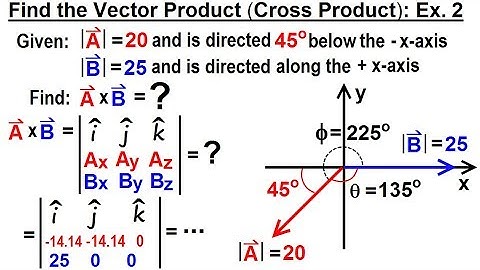 Physics - Test Your Knowledge: Vectors (8 of 30) Find the Vector Product (Cross Product): Ex. 2