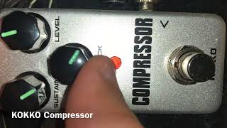 Pedal Kokko Compressor - demonstração