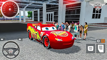 Bus Simulator Indonesia McQueen Mod - Bus Simulator Indonesia 3D - Android GamePlay