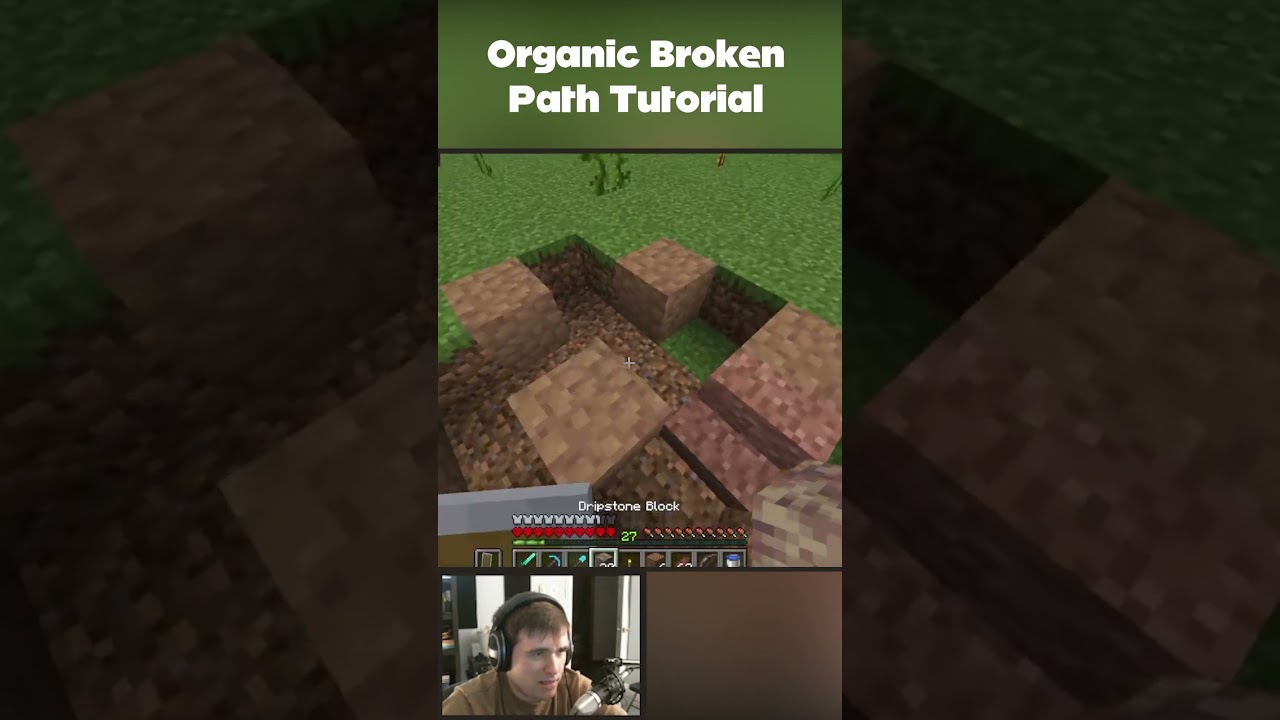 Building Organic Paths in Minecraft  