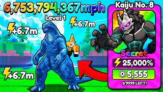 Starting Over as NOOB with BEST KAIJU in Speed Godzilla Escape! (Roblox)