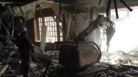 Brokk Remote Controlled Robotic Excavator In Action