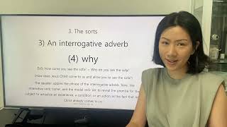 6-31. An interrogative adverb : why (4)