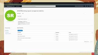 Oracle Cloud Support - Request Management Attention Wealth