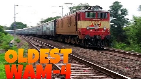 #21261 THE OLDEST WORKING WAM-4 LOCOMOTIVE SHED AJJ WAM-4 WITH (14313) LTT-BAREILLY EXPRESS.