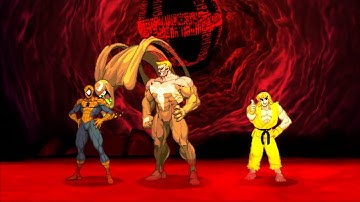 Marvel VS Capcom 2 - Spider-Man/Venom/Ken - Expert Difficulty Playthrough