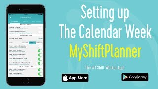 Setting up the First Day of the Week with My Shift Planner screenshot 3