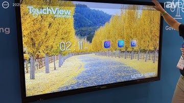 InfoComm 2021: TouchView Interactive Demos ULTRA Series Interactive Touch Panels for Collaboration