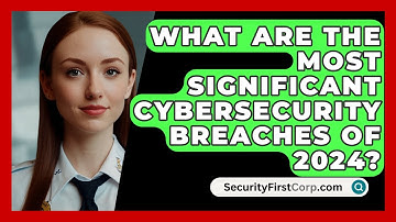 What Are the Most Significant Cybersecurity Breaches of 2024? | SecurityFirstCorp News