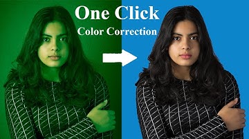 One Click Color correction any Photo in Photoshop