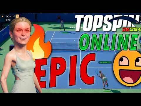 TopSpin 2K25 EPIC ONLINE! Sharapova vs Sharapova🔥🔥🔥😬😬