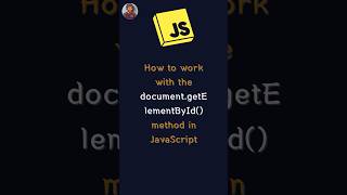 document.getElementById method in JavaScript #coding #shorts #javascript