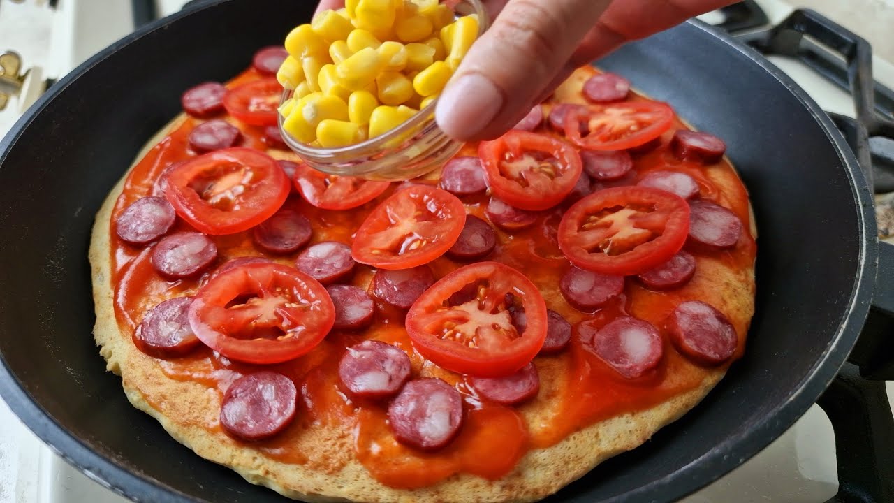 Rezept in 5 Minuten! Pizza ohne Ofen! Die 3 leckersten Rezepte! YouTube