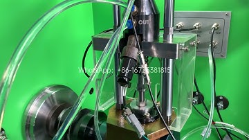 New Type CAMBOX New Manufacturing CAM BOX Testing EUI Injector on NANTAI CR966 Test Bench