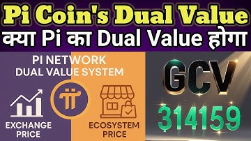 Pi Coin Dual Value System | Pi Network New Update Today | Pi Network GCV Value | Pi Price Prediction