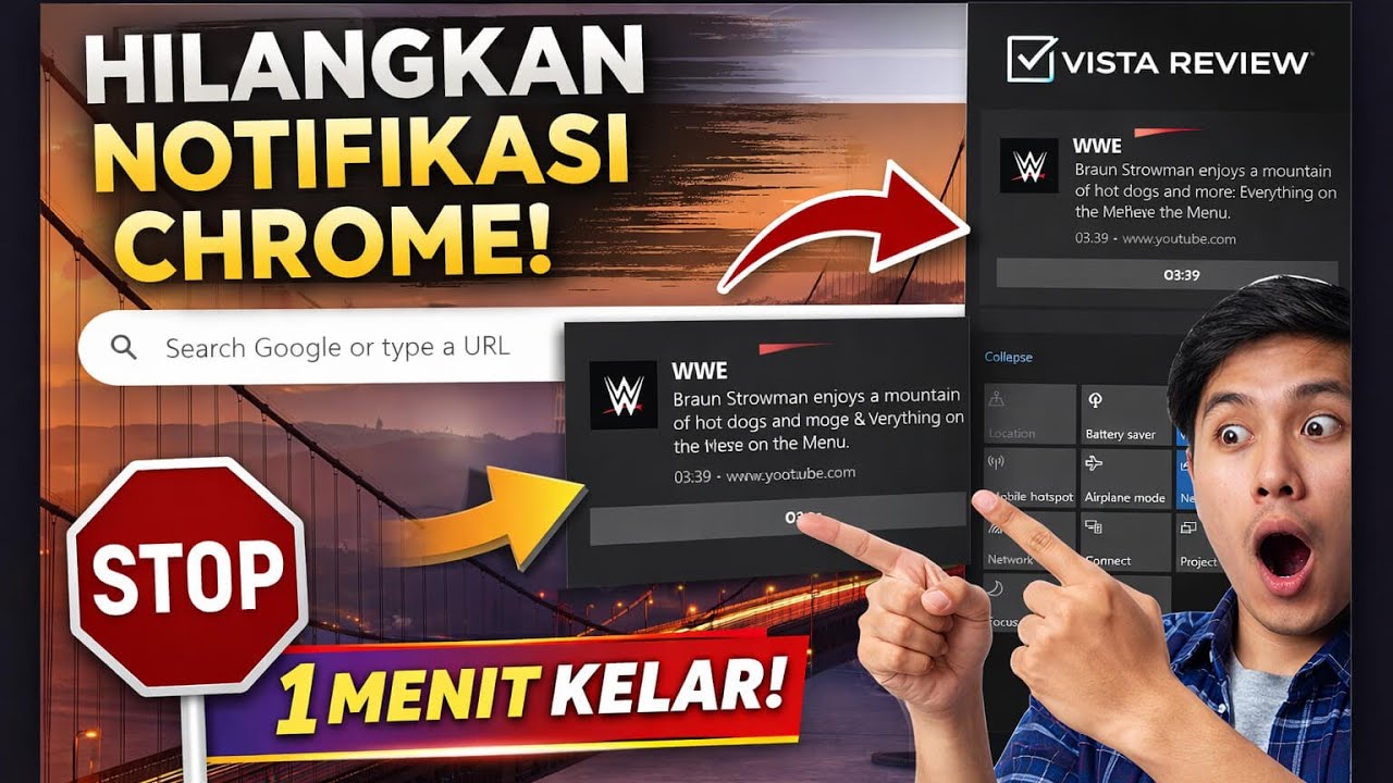 Tutorial Chrome PC: Hilangkan Semua Notifikasi Mengganggu dalam 1 Menit