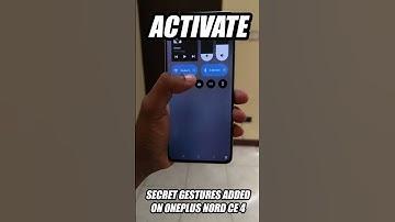 #shorts Activate Secret Gesture Feature On Oneplus Nord Ce 4