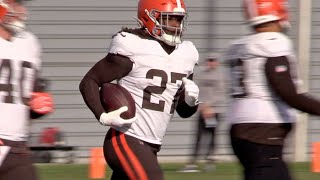 Kareem Hunt returns to practice in time for Browns vs. Ravens