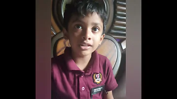 Dheju singing Neenda neenda kalam for birthday wishes