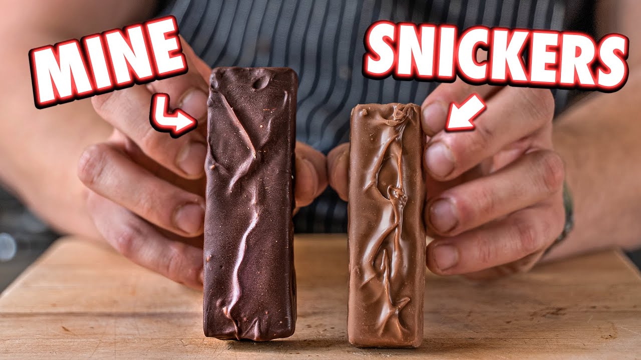 Making Snickers At Home | But Better | Joshua Weissman