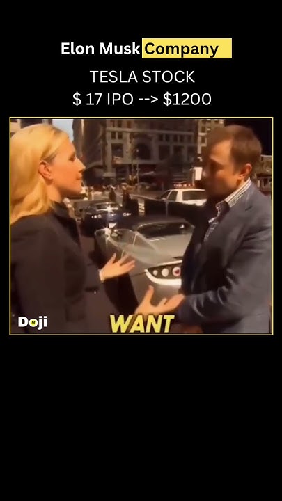 Elon Musk company Tesla ipo day video - YouTube