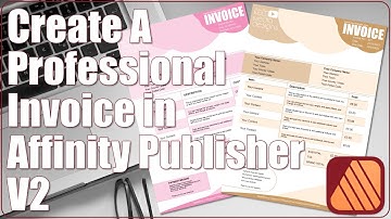 How To Make An Invoice In Affinity Publisher V2