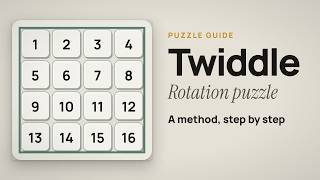 How to Play Twiddle: Turning Blocks, 3 × 3 and 4 × 4 Grids | NeuroDual