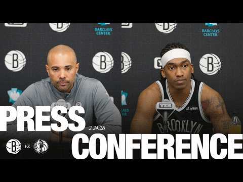 Jordi Fernàndez and Terance Mann Postgame Press Conferences vs Dallas